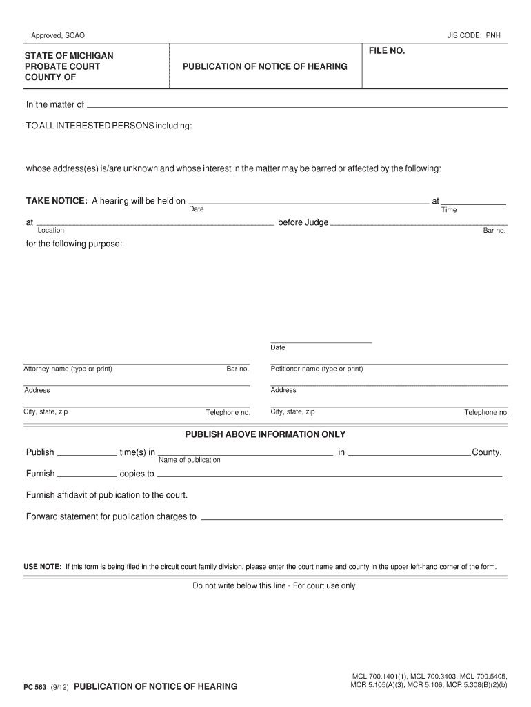 Fillable Online Interim Property TAX BILL Notice Fax Form Fill Out