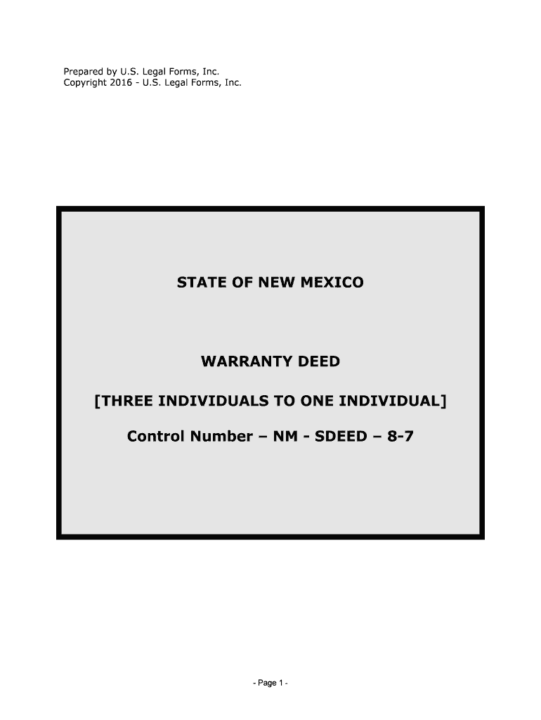 New Mexico Deed Forms US Legal Forms Fill Out and Sign Printable PDF Template airSlate SignNow