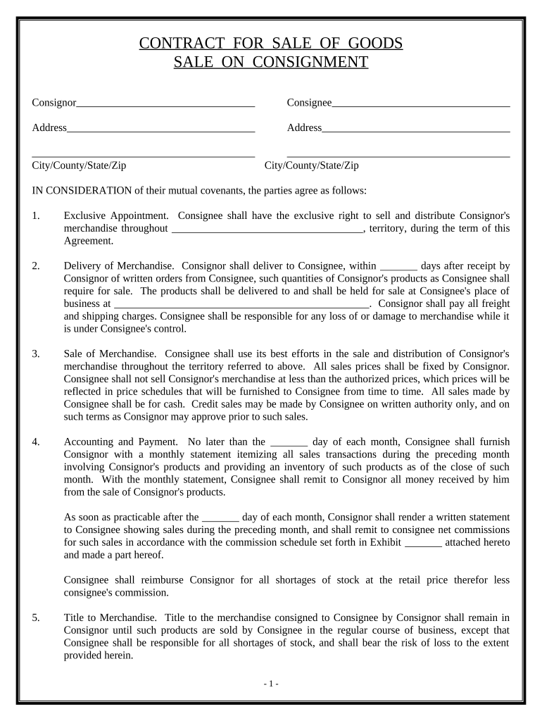 Contract Exclusive Right Buy Form Fill Out and Sign Printable PDF