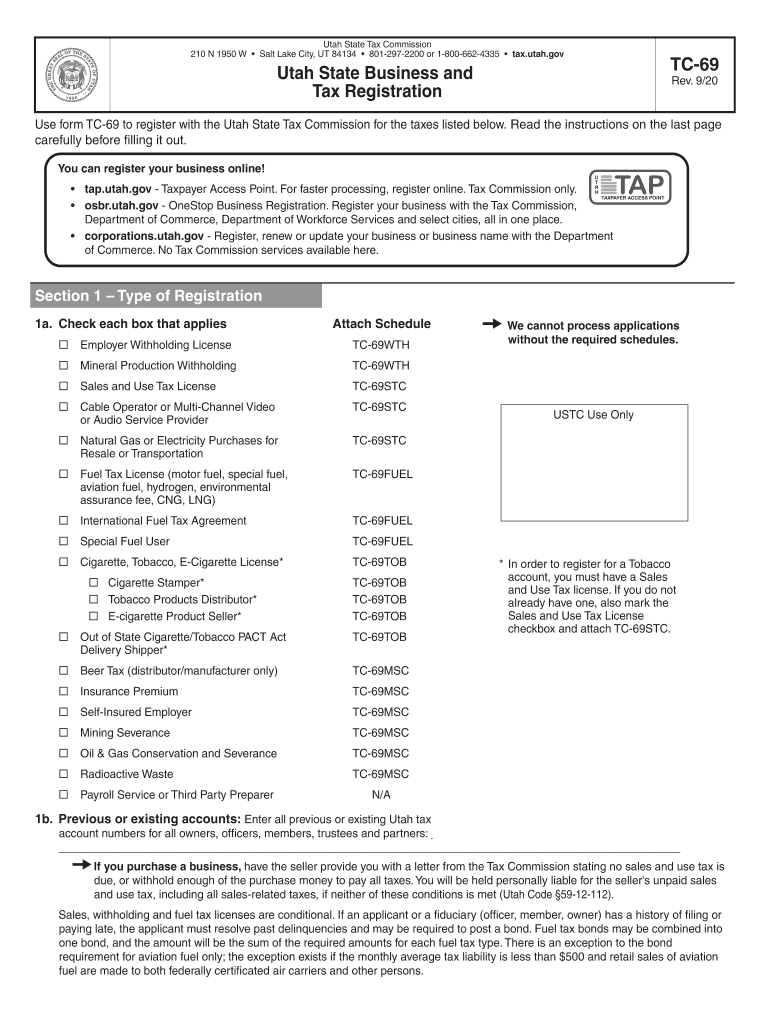 Ut Tc Tax 20202024 Form Fill Out and Sign Printable PDF Template airSlate SignNow