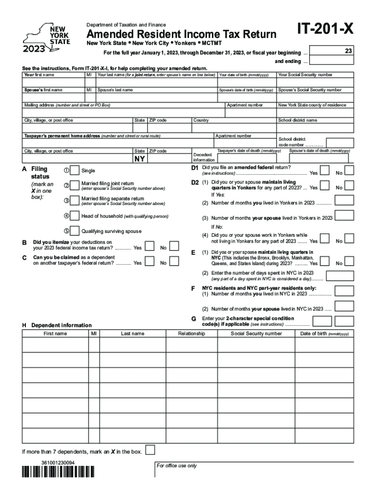 Ny State Tax 20232024 Form Fill Out and Sign Printable PDF