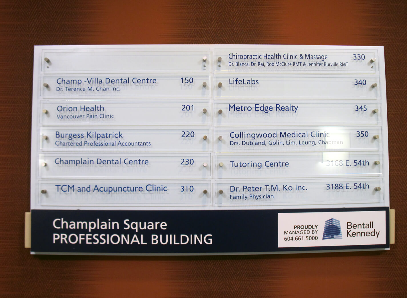 Directory Signs & Wayfinding Signs Signs BC Illuminated