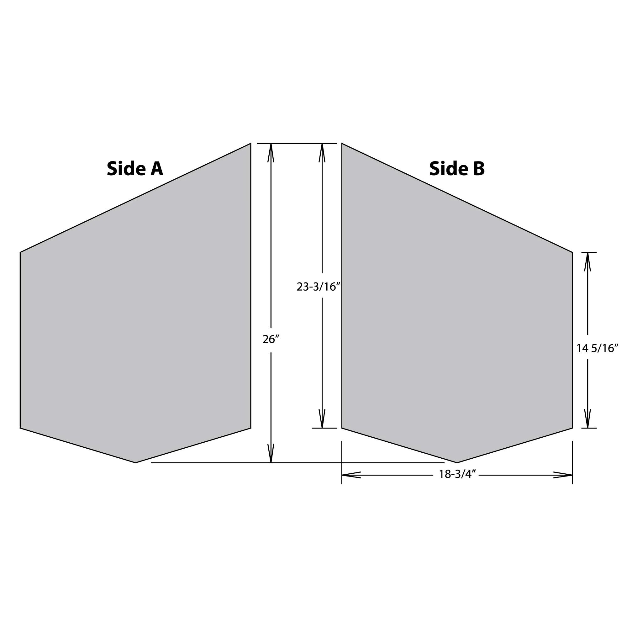 26Inch Custom Wall Flag with Flag Mount