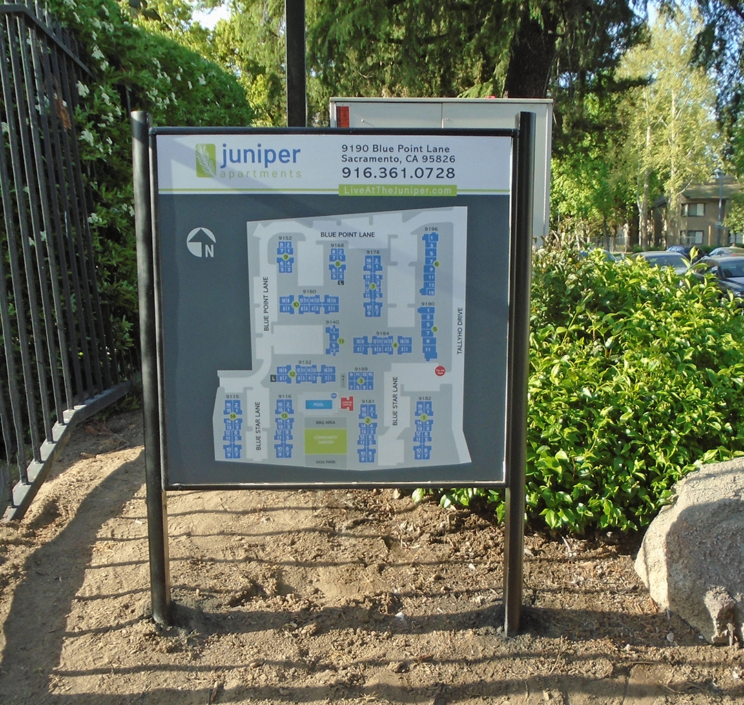 Juniper Apartments Sign Technology