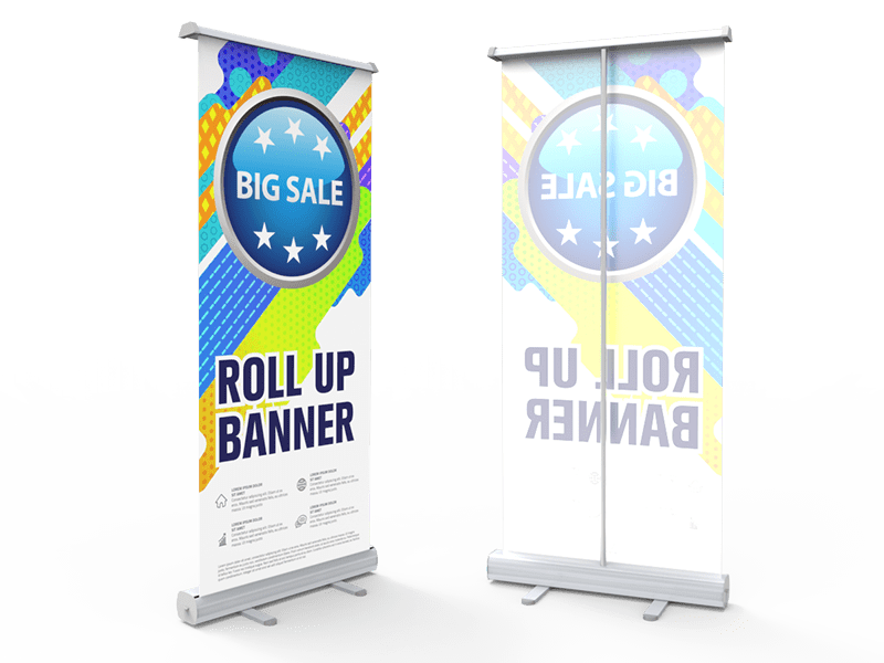 Standard Retractable Banner Stand with Economic Base Signwin