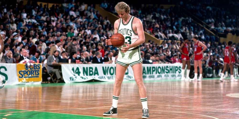 Larry. Legend. We love Larry Bird, and he can teach us a few things