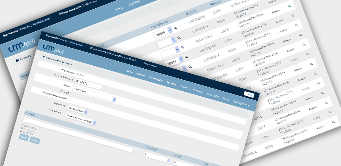 CRM Fácil Silan Procesos Multimedia