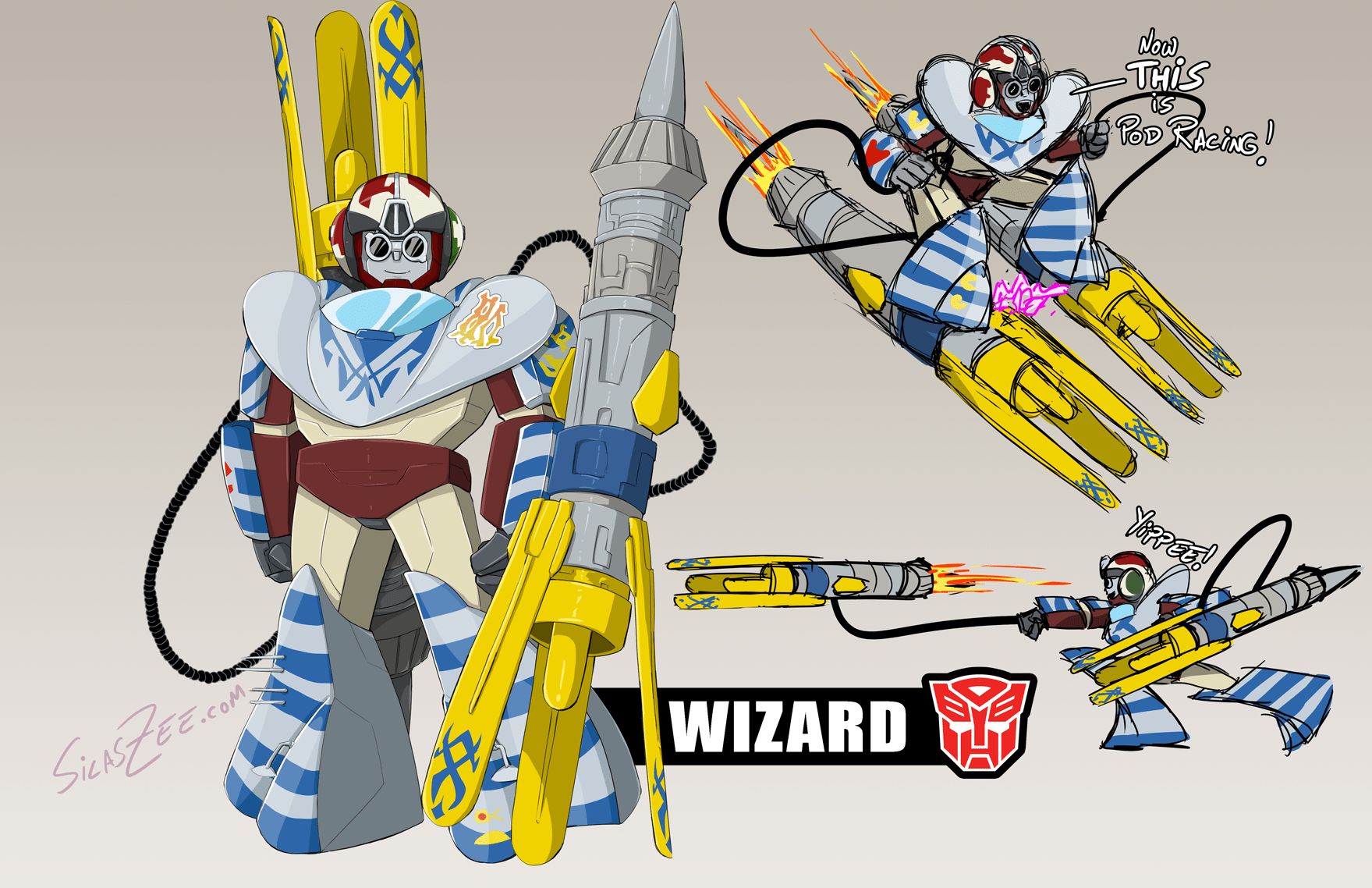 Silas Zee Autobot Wizard
