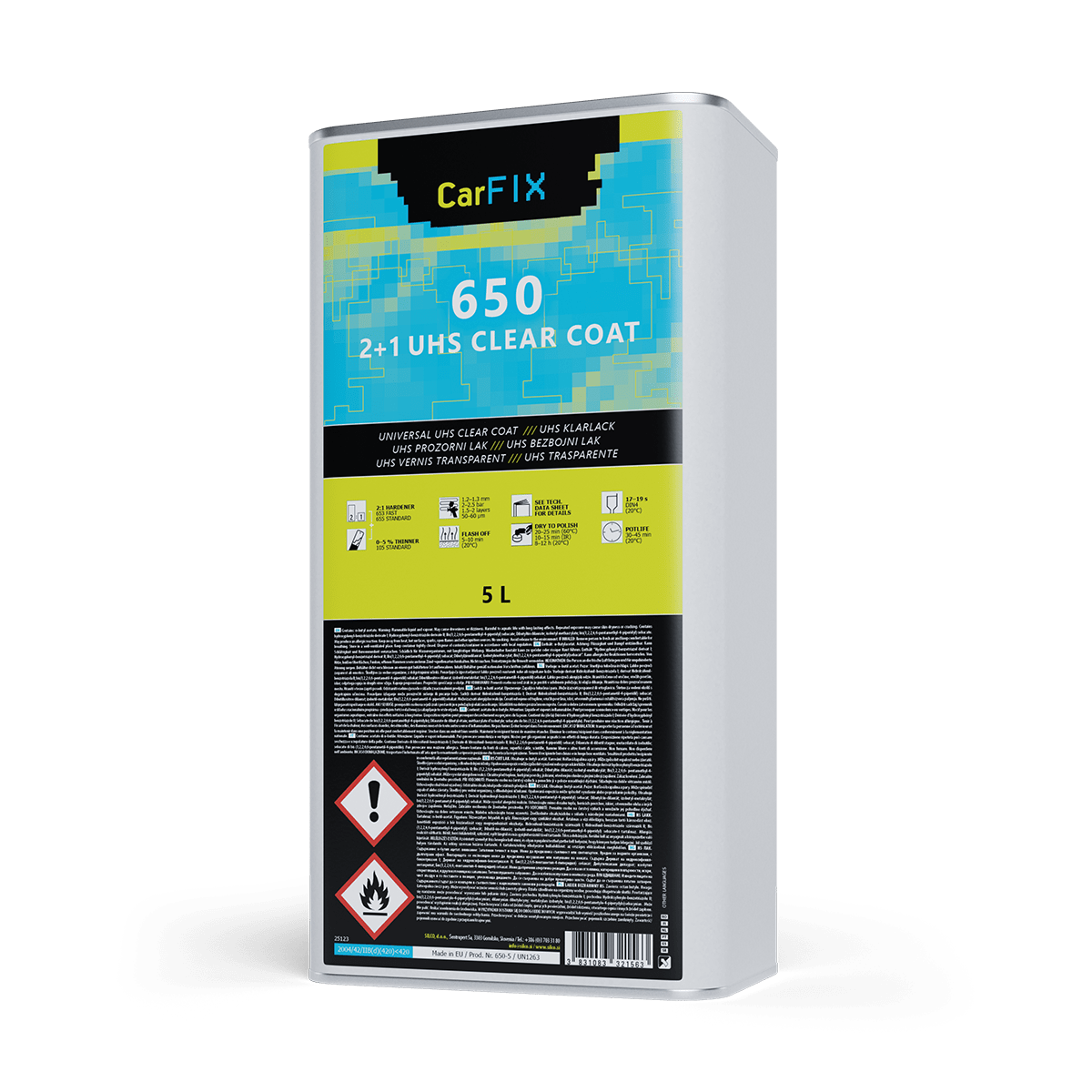 650 Carfix UHS Clear Coat 2+1 Silco