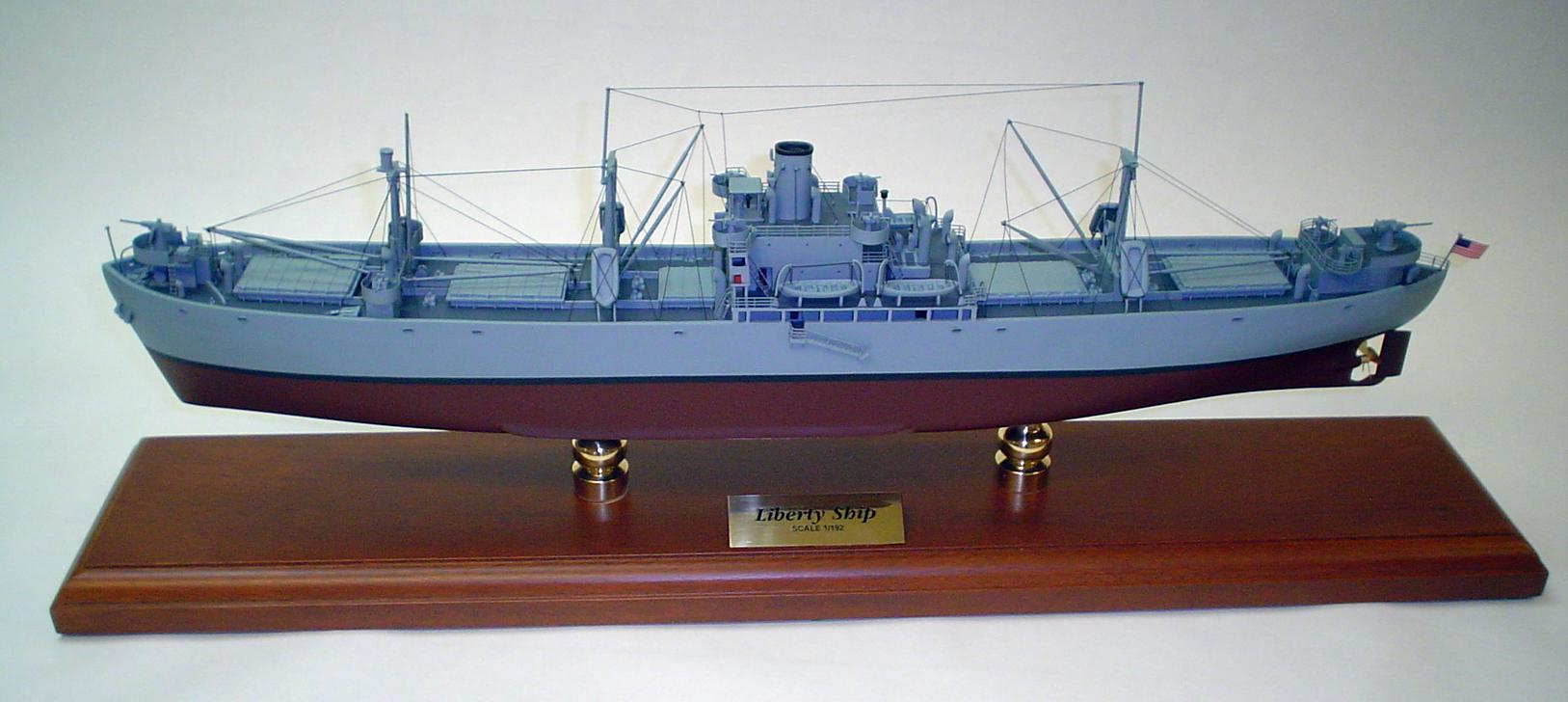 Liberty Ship Model 1/192 Mahogany Ship Model
