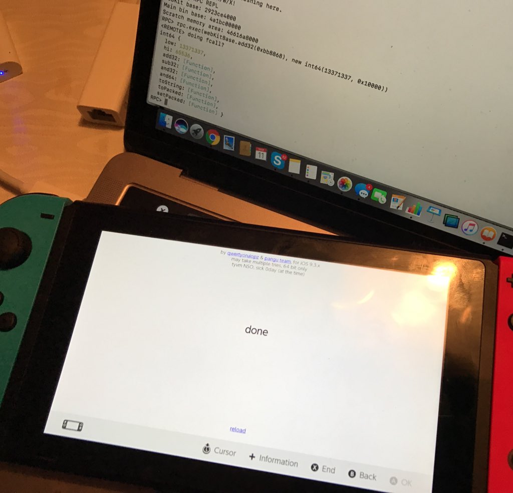 Nintendo Switch Hacked Via BuiltIn WebKit Exploit