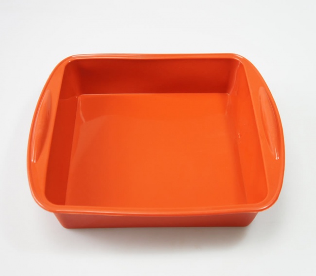8 inch / 200mm SQUARE Silicone Cake Baking Mould / Tray Bake Silicone