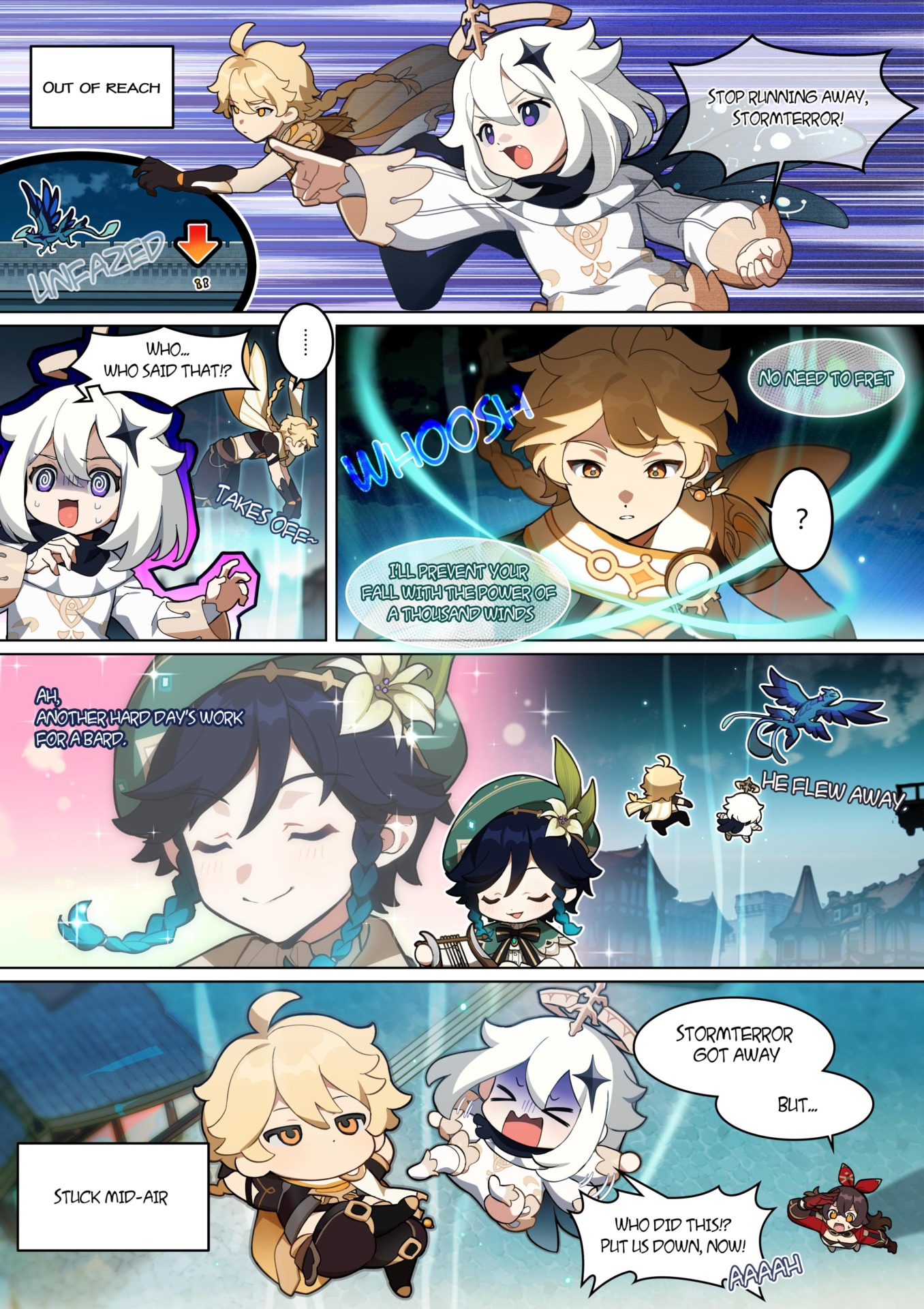 New Genshin Impact Comic is All About Ally Abilities Gone Awry