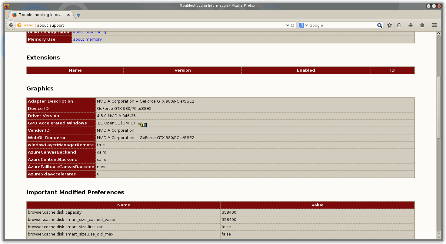 Enable Firefox hardware acceleration on Linux Silicon Gadget