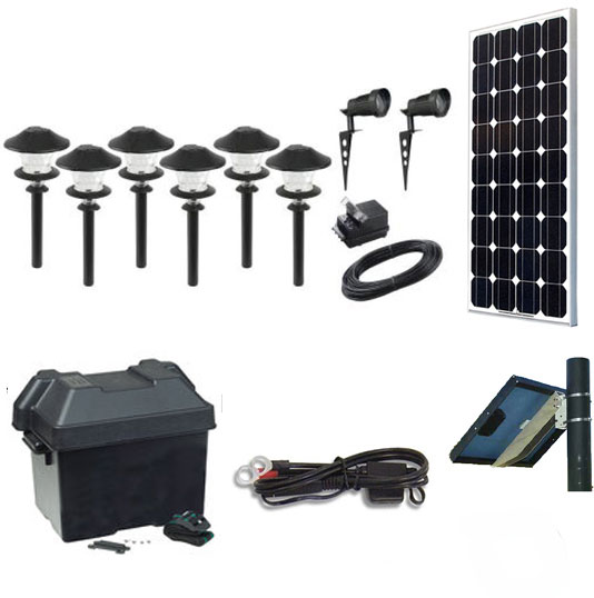 Solar Landscape Lighting Kit