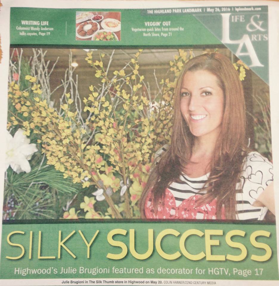 Highland Park Landmark Newspaper Cover Page Story! Silk Thumb