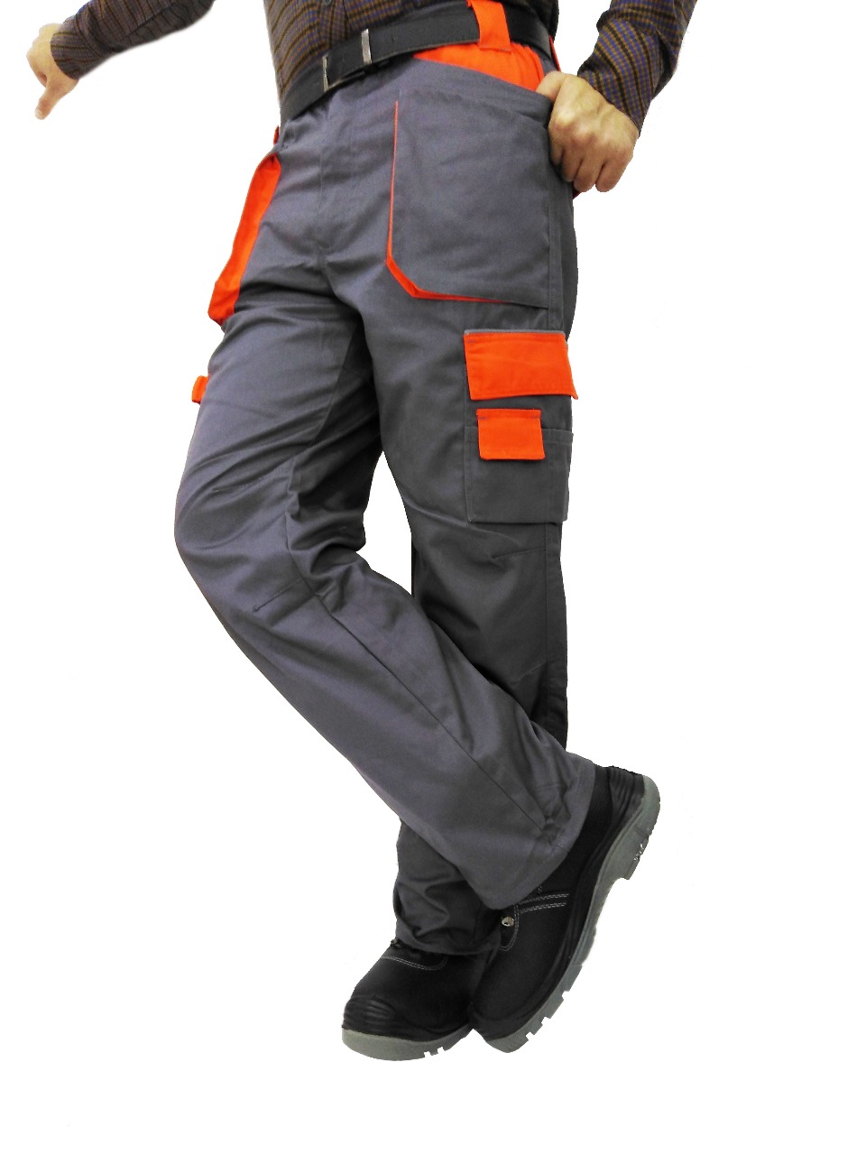 Grey Cotton Cargo Pant Uniform Dubai