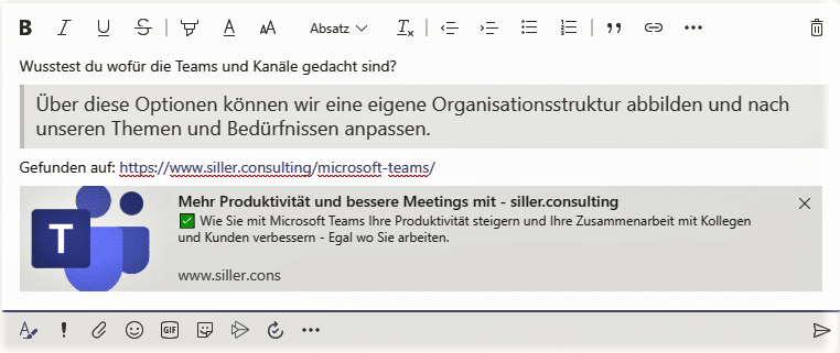 Microsoft Teams Zitate einfügen Textgestaltung leicht gemacht