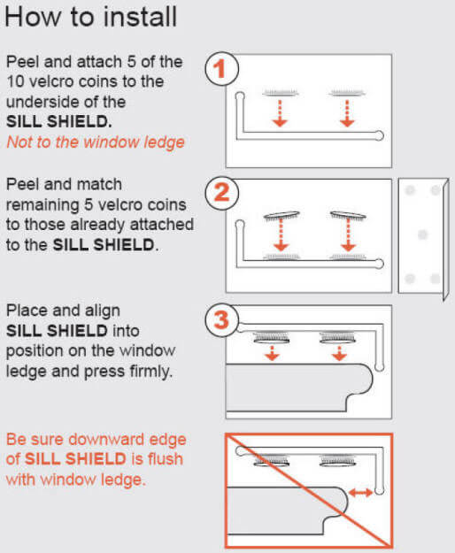 Sill Shield Installation Instructions