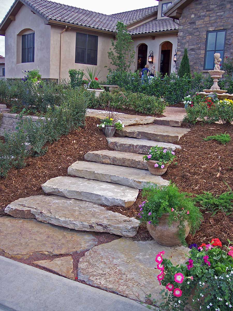 Siloam Stone Stairs Entries Colorado Quarry Denver