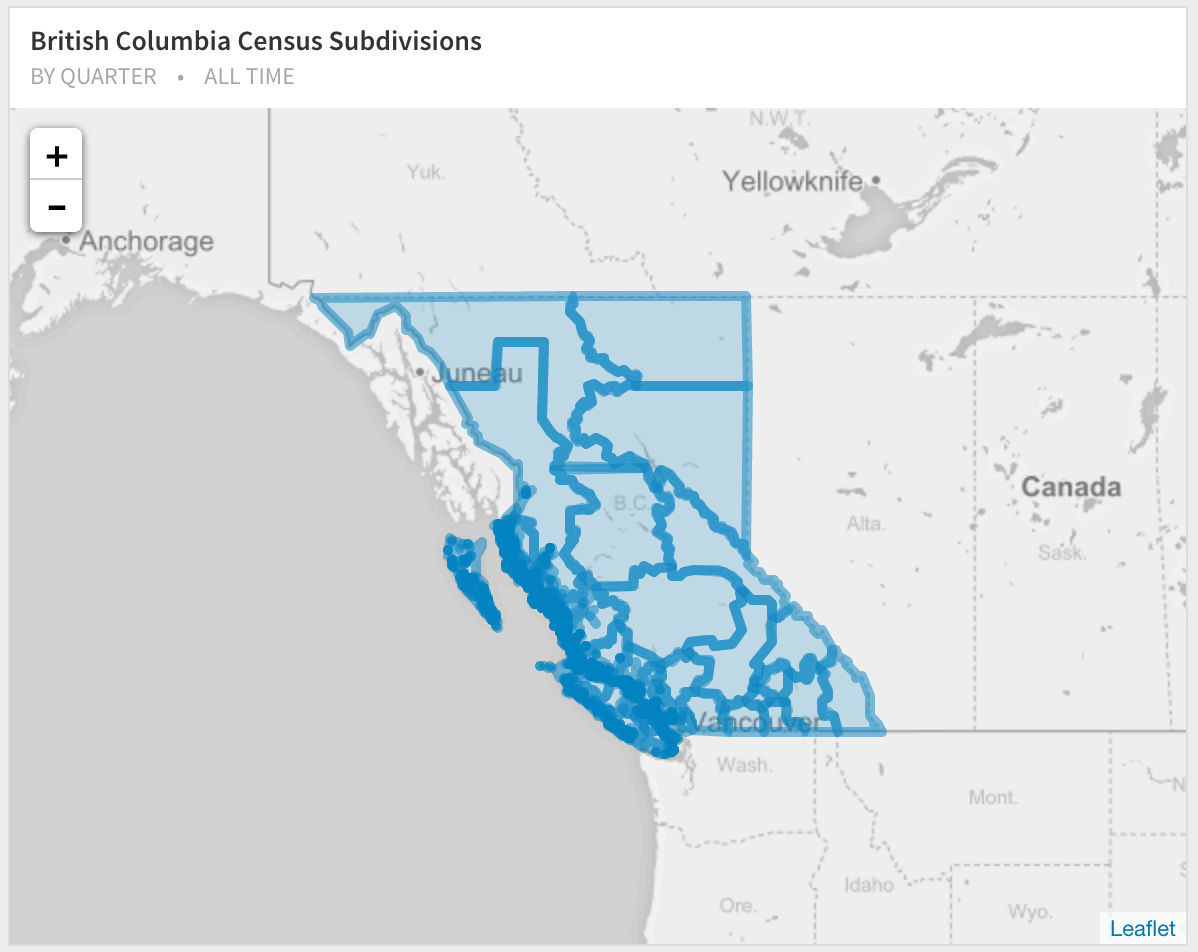 Canada Province & Census Division Shapefiles · Loading Data · SILOTA