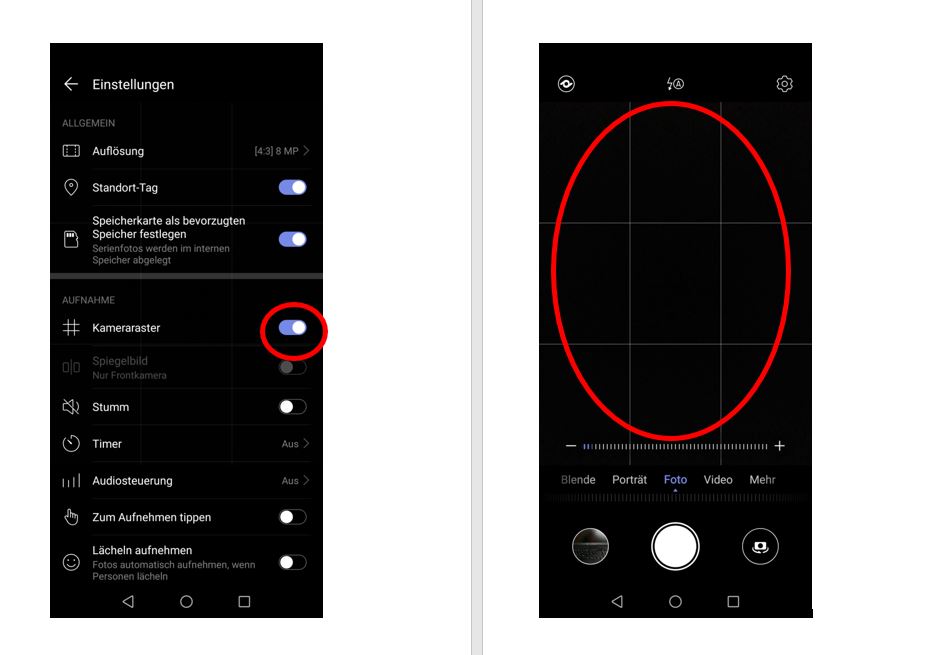 KameraEinstellungen SilverUser