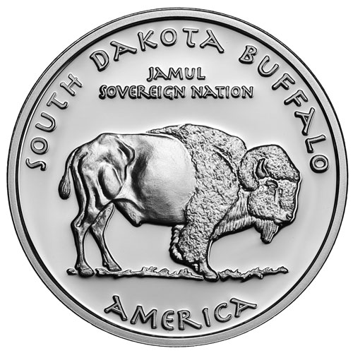 2016 1 oz Proof Silver South Dakota Sioux Buffalo Coins