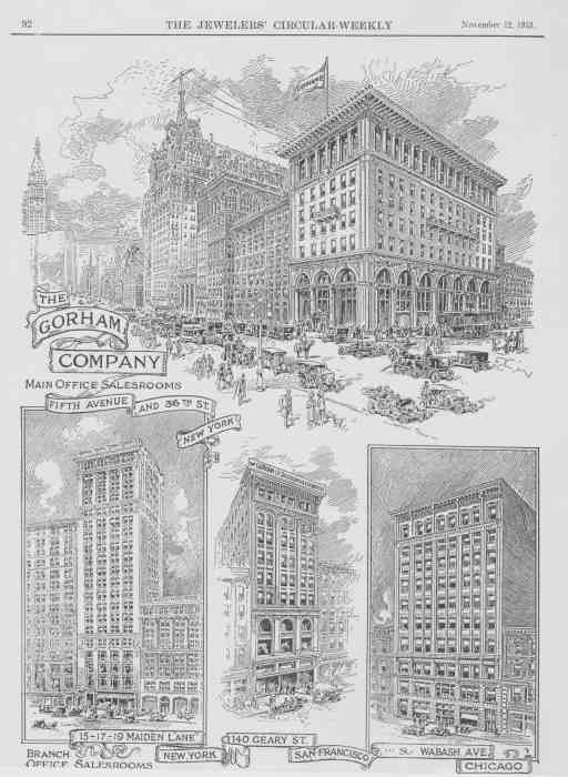 Gorham Company, salesrooms images