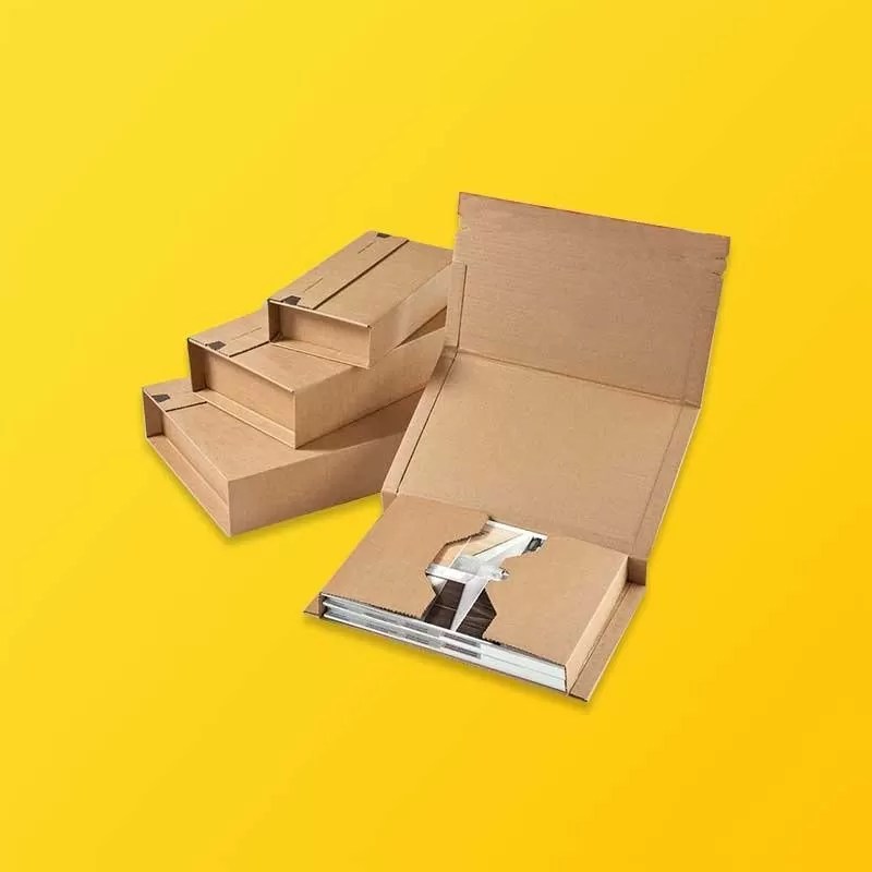 Custom Cardboard Book Boxes Silver Edge Packaging