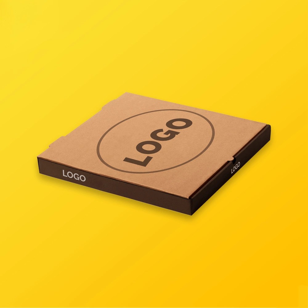 Custom Kraft Pizza Boxes Wholesale Silver Edge Packaging