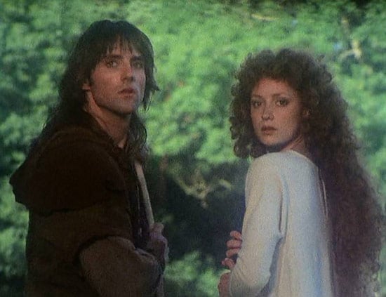 Classic Romantic Moment Robin Hood and Maid Marian