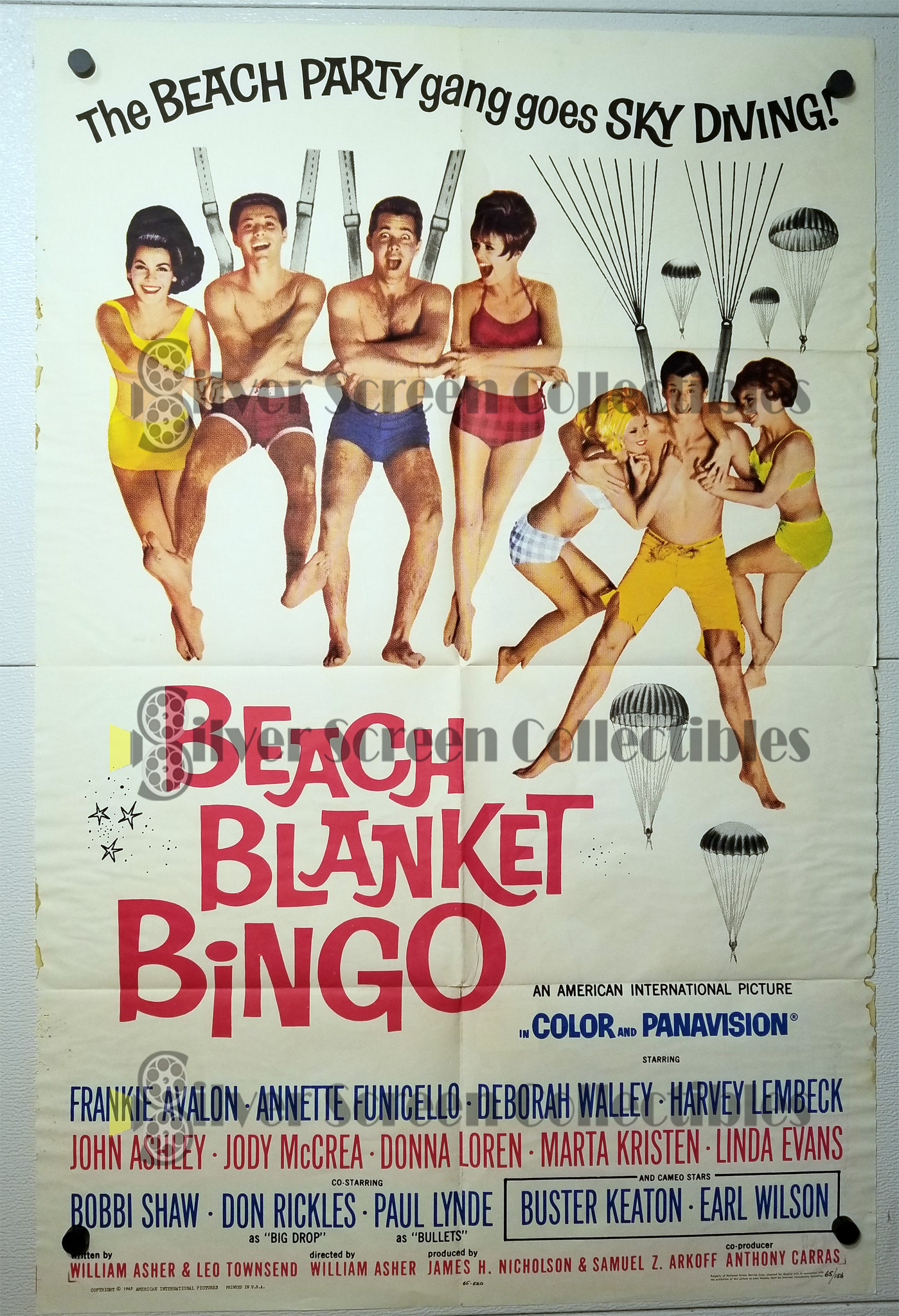 Beach Blanket Bingo (1965) Silver Screen Collectibles Beach Blanket Bingo (1965) Silver Screen Collectibles