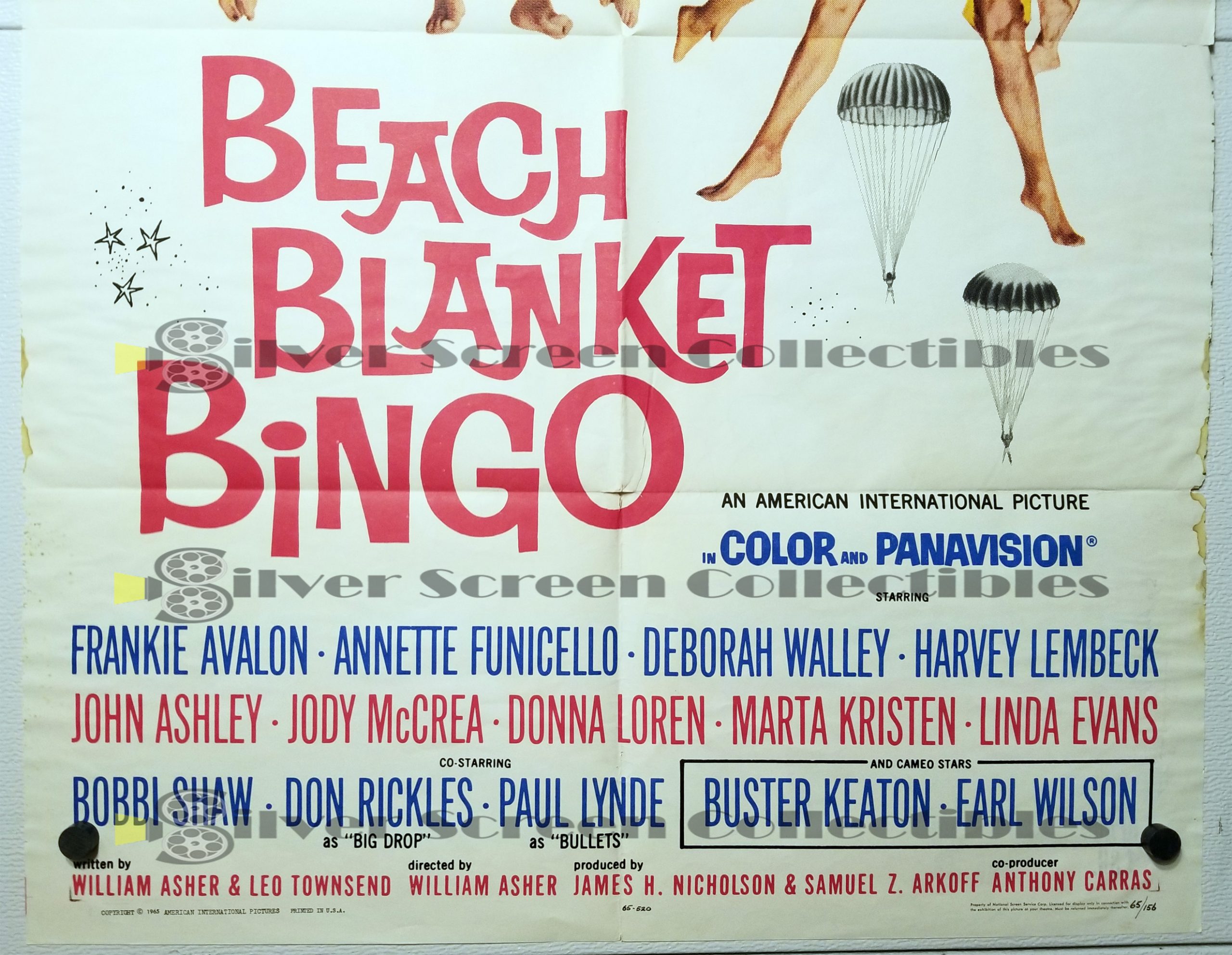 Beach Blanket Bingo (1965) Silver Screen Collectibles Beach Blanket Bingo (1965) Silver Screen Collectibles