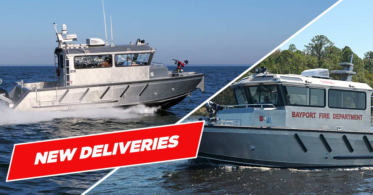 Silver Ships Delivers Fire Rescue Boats to League City Fire Department