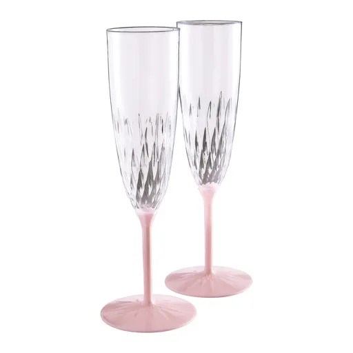 Vintage Champagne Cups Blush Silver Spoons