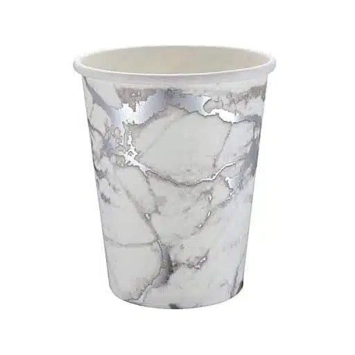 Marble Silver Cups Silver Spoons