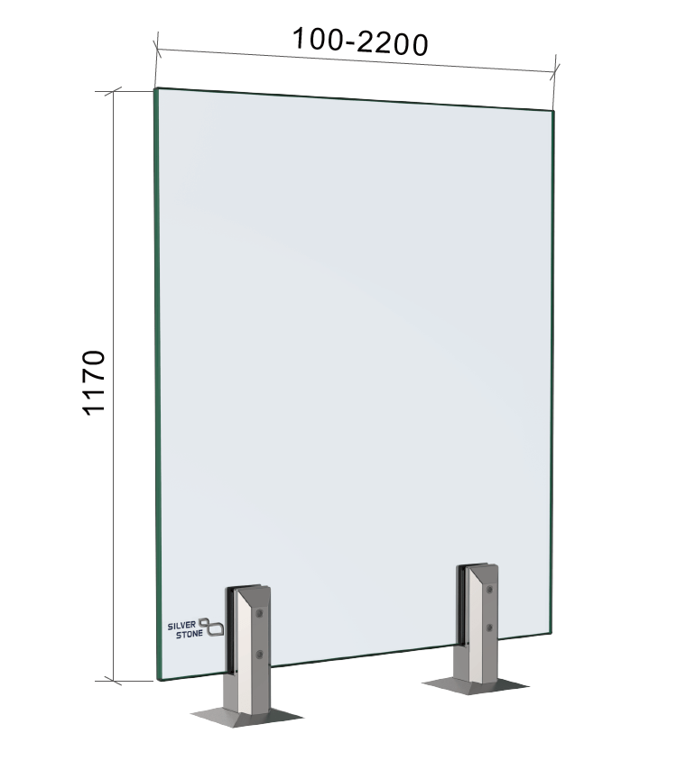 Pool Fence GlassSilver Stone Hardware