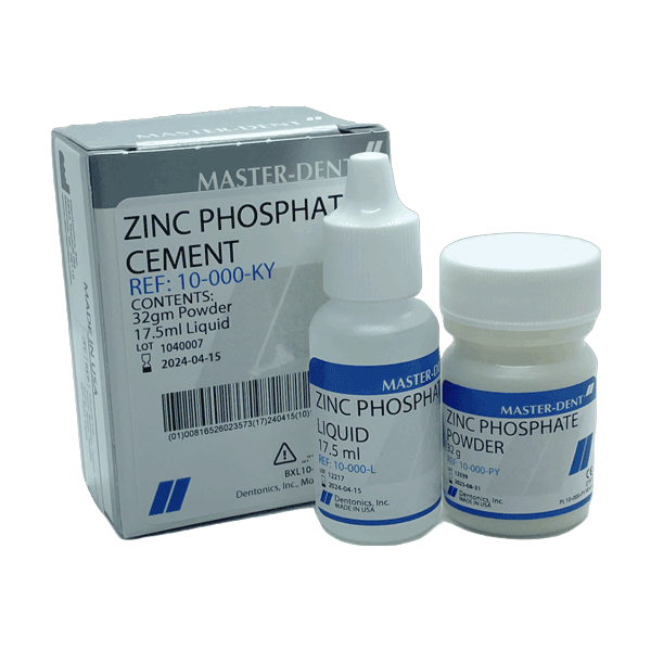 Zinc Phosphate Cement Set c 32 Gr MasterDent Simadent USA