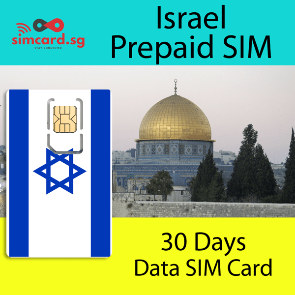Israel Prepaid Travel SIM Cards for Tourists SIMCard.SG