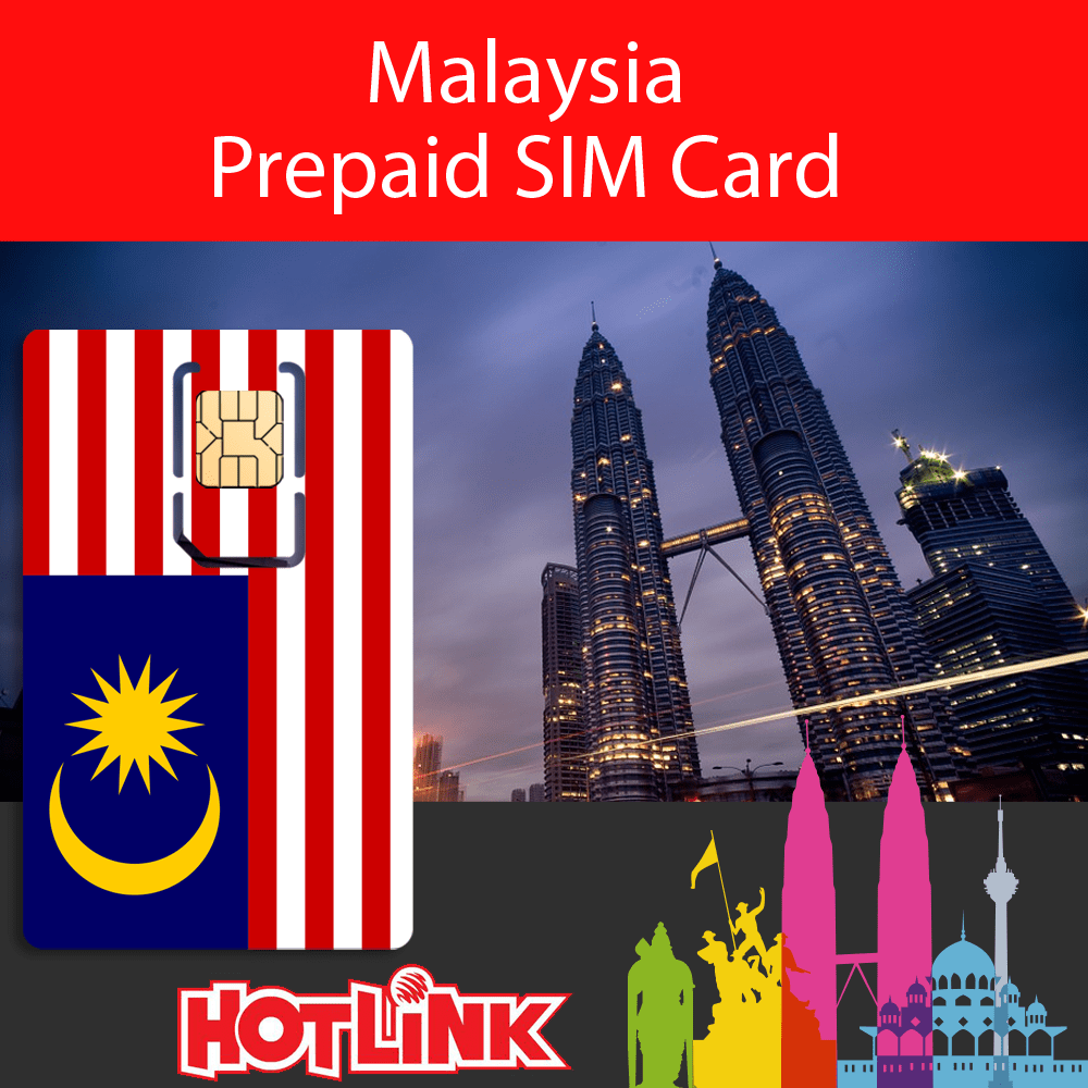 Malaysia Prepaid Travel SIM Cards for Tourist SIMCard.SG