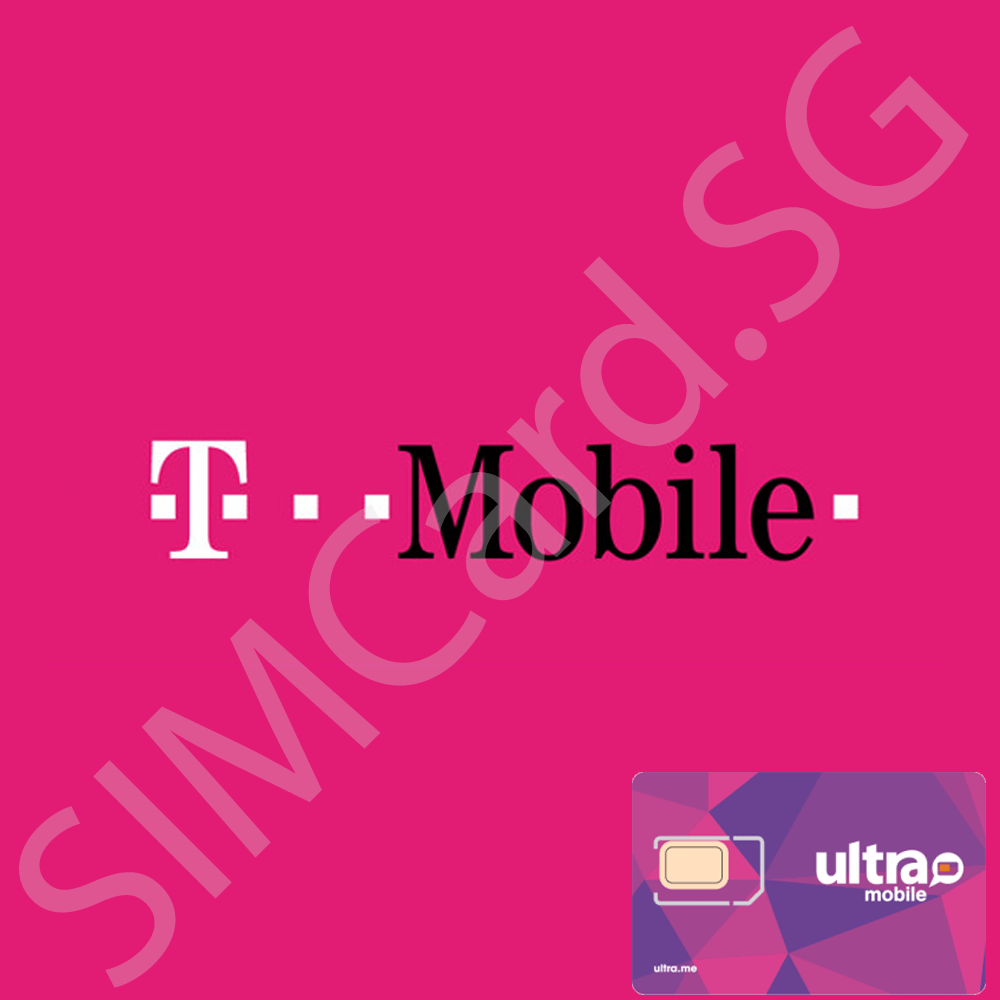 Ultra Mobile Prepaid SIM Card (Powered by TMobile) SIMCard.SG