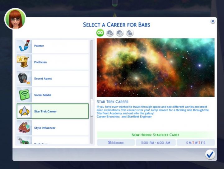 Sims 4 Star Trek Career Sim Fans UK