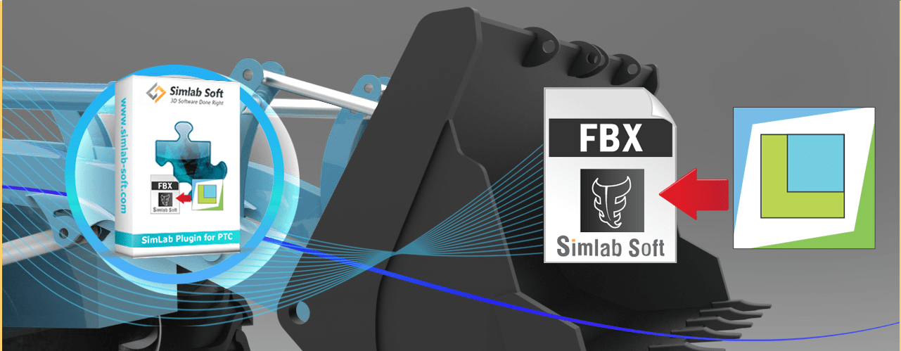 Simlab 3D Plugins FBX exporter for Creo