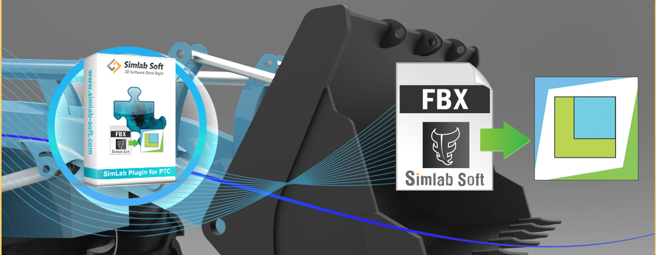 Simlab 3D Plugins FBX importer for Creo