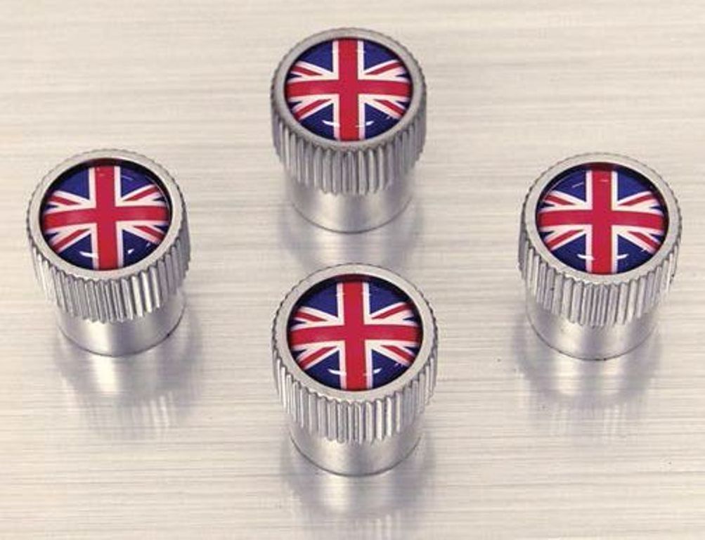 Land Rover Valve caps Union Jack Simmonites