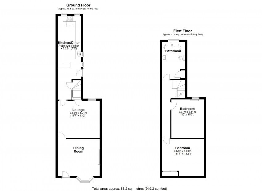 2bedroom terraced for sale in Grove Avenue, Solihull