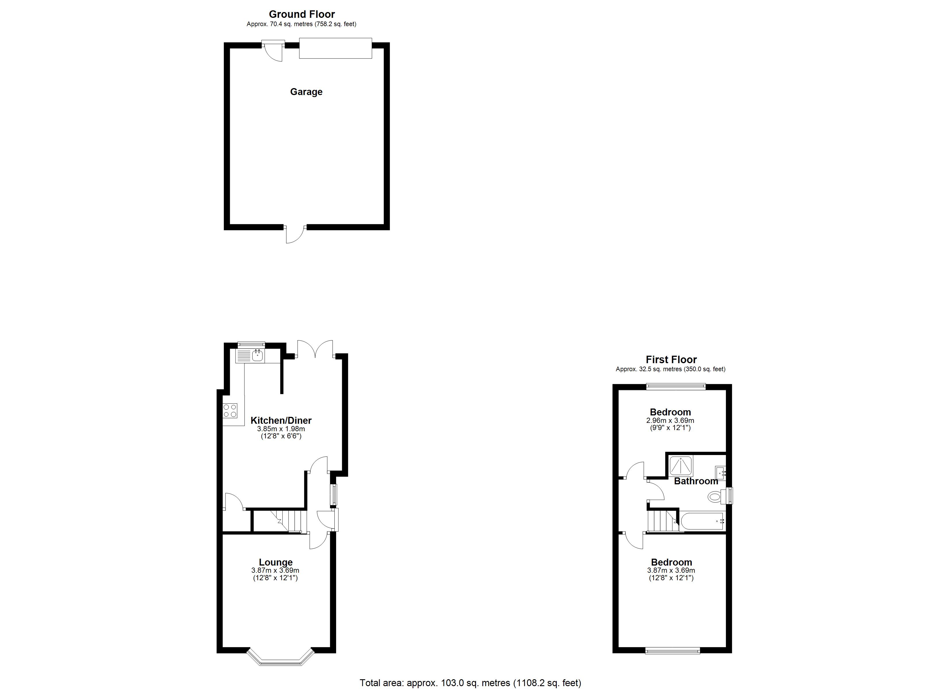 2bedroom semidetached house for sale in Richmond Road, Solihull