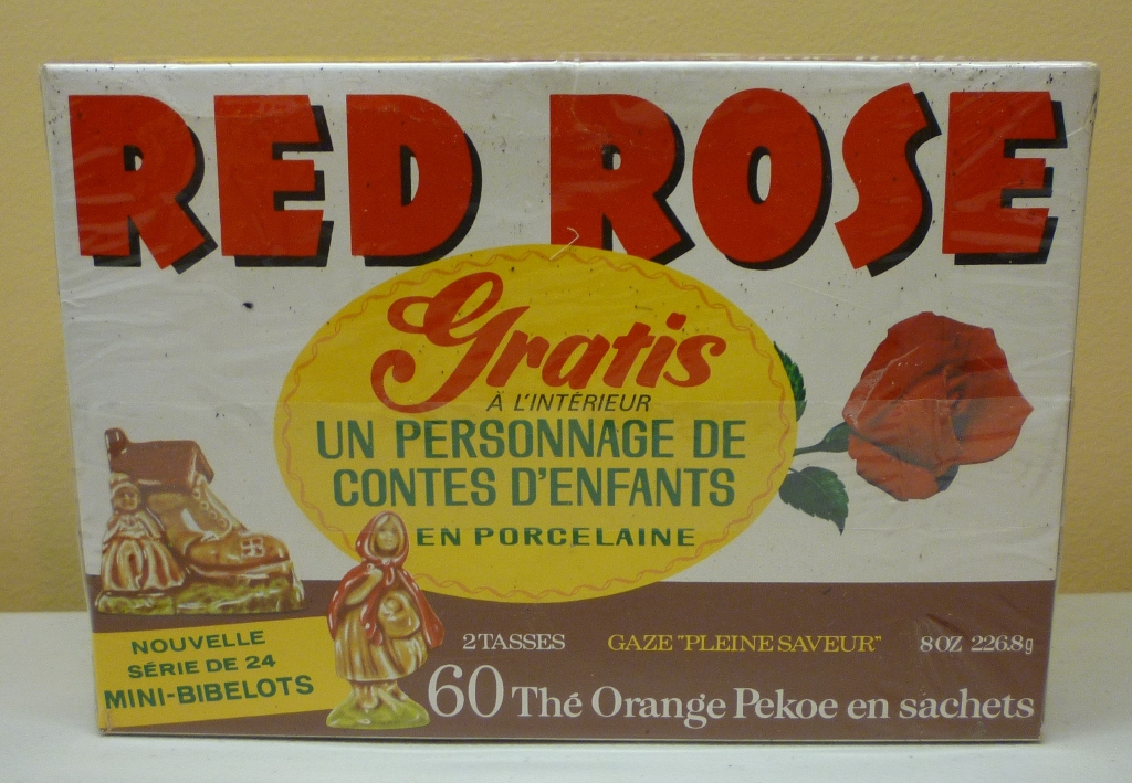 Original 1960's Canadian Red Rose Tea Nursery Rhyme Figurines Unopened