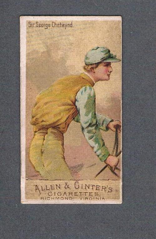 1888 N22 Allen & Ginter Racing Colors of The World Tobacco Card Chetwynd eBay
