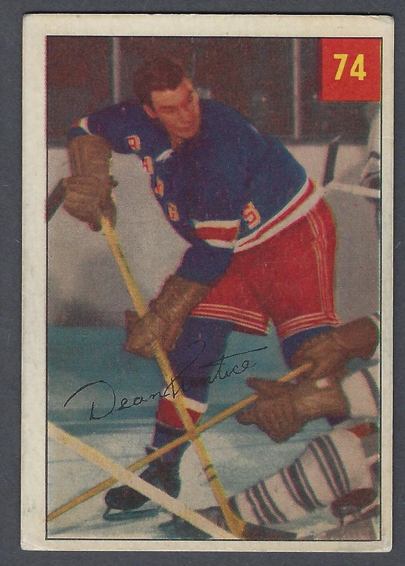 195455 Parkhurst New York Rangers Hockey Card 74 Dean Prentice RC eBay